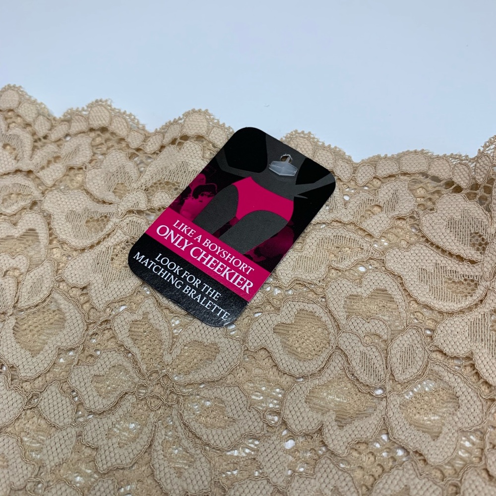 Maidenform Women's Beige Lace Boyshorts panties Size XL/8 Bundel -4 - Picture 4 of 9